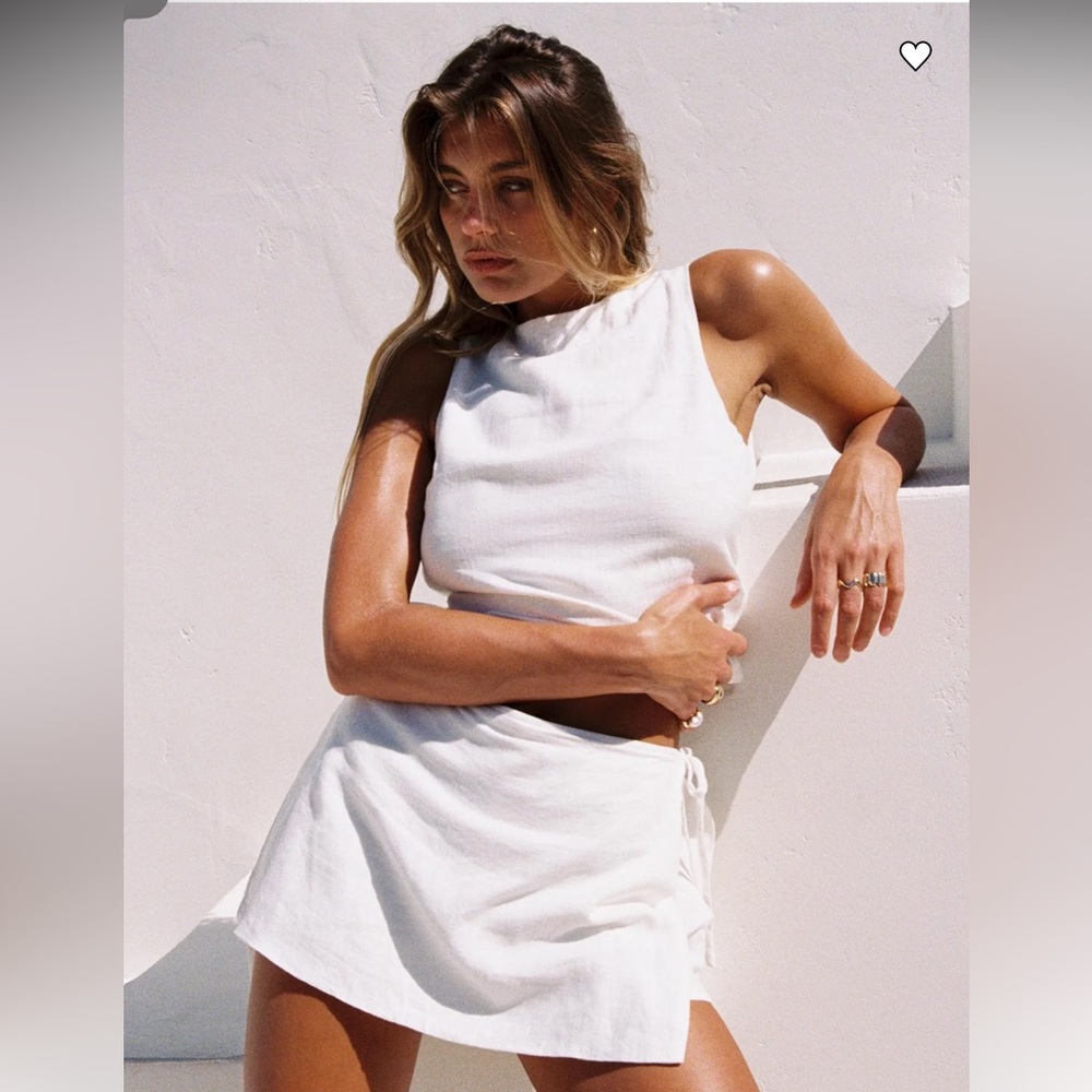 Women’s White Skort